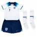 Camisa de Futebol Inglaterra Jack Grealish #7 Equipamento Principal Infantil Mundo 2022 Manga Curta (+ Calças curtas)